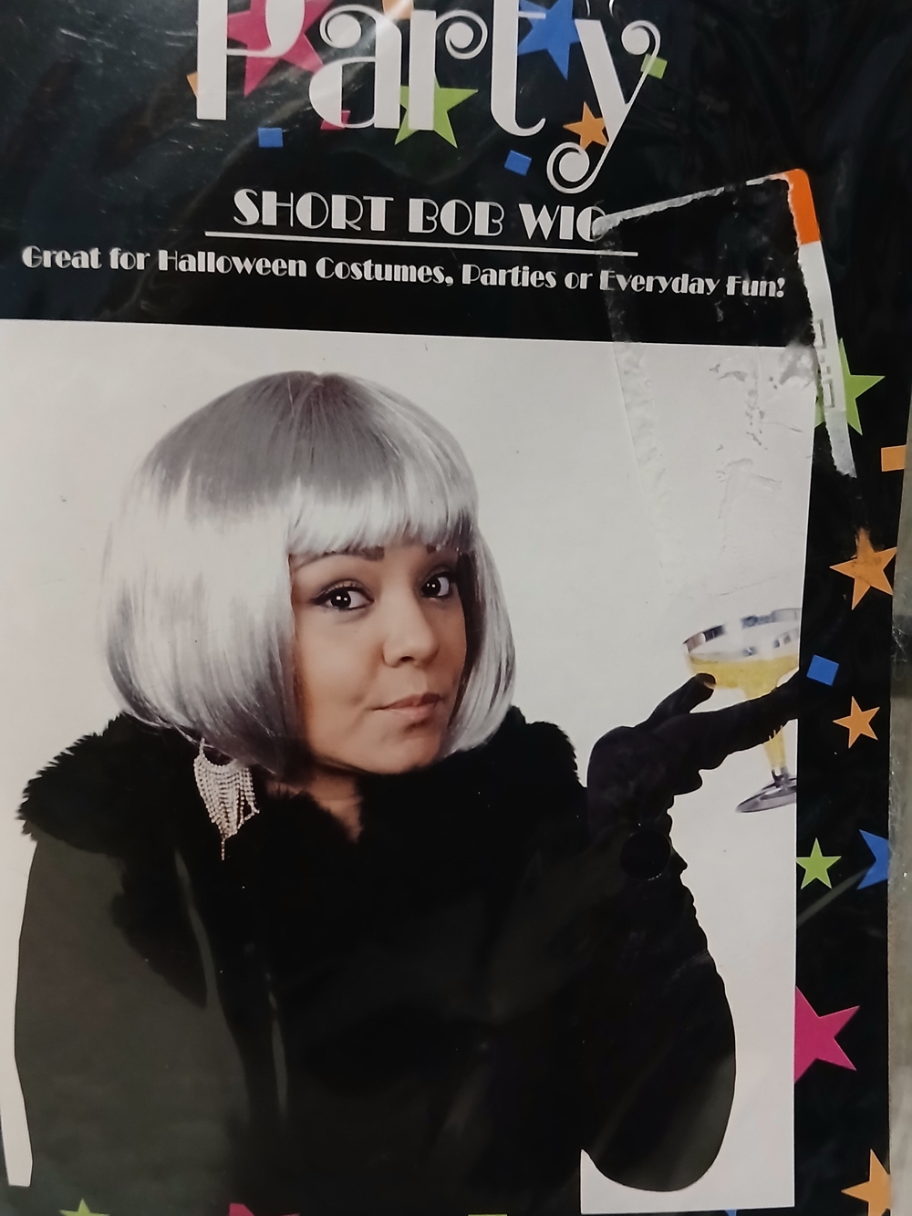 Party Short Bob Wig - Silver